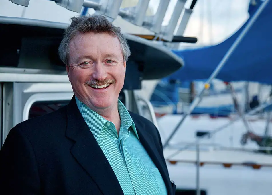 Bob Klontz on Fishing Boat