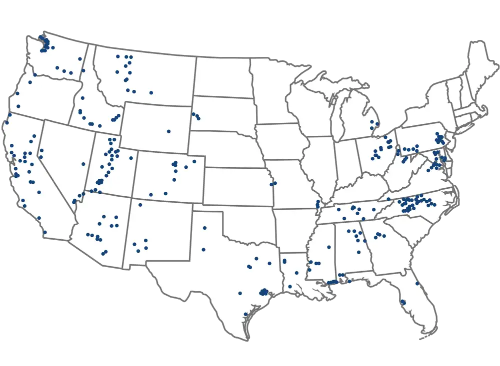 Leavitt Group Map Locations