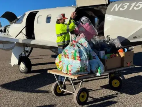 Helping Spread Holiday Magic with Santa Flight