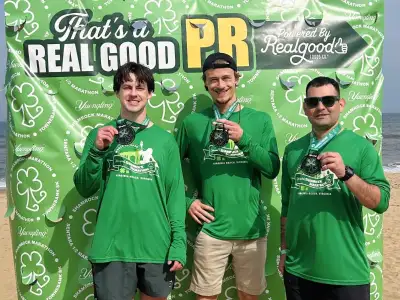 Three Teammates Go the Distance in Virginia Beach